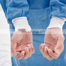 Disposable Surgical Gown Hospital Patient Gown Clothing Blue With High Quality thumbnail-5