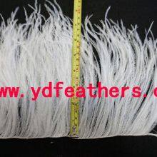 Ostrich Feather Fringe/Trim Sewn on Cord From China thumbnail-1