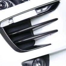 For 2014 2015 2016 2017 Macan Converted Carbon Fiber Fog Lights Frame Strip thumbnail-2
