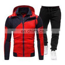 Merchant Direct Sales Custom Customized Fashion 2-piece Hooded Gym Sports Men's Sportswear thumbnail-5