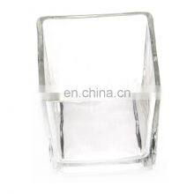 Square Cube Glass Vase/Votive Candle Holder/Tea Light Candle Holder thumbnail-4