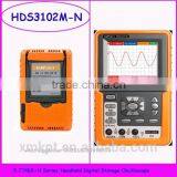 3.7 Inch color 100M dual channel usb oscilloscope with horizonal scale