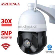 5MP Wireless WIFI Security IP Camera HD 30X Zoom 80M IR Night Vision PTZ Outdoor Home Surveillance Dome Cam CCTV CamHipro thumbnail-2
