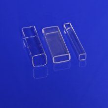 Secondary Processing Molding No Seam Square Quartz Glass Tubes Oval Tube thumbnail-2