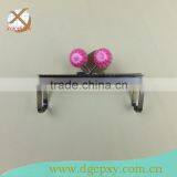 Pink Kiss Clasp Women Handbag Metal Purse Frame Bag Handle