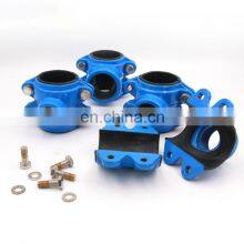 Clamp Pipe Water Supply Pipe Clamp Grooved Ductile Iron Clamp Factory Direct Selling Grey Grooved Clamp thumbnail-4