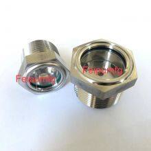 NPT Stainless Steel Oil Sight Glass,Oil Level Indicator,Oil Sight Window thumbnail-3
