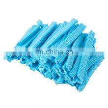 Waterproof Non-woven Mob Cap Food Industry Clip Cap Non-woven Hair Net Clip Cap thumbnail-1