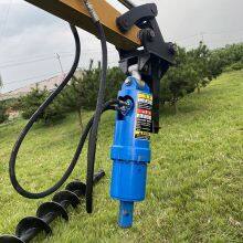 Foreuse pour terrassement d'un trou profond pour poteau rotative, puissante, de haute qualité, portative thumbnail-2