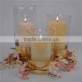 cylinder vase gold decorative glassware set                        
                                                Quality Choice