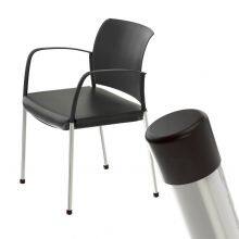 MOCAP New Style Rubber Ladder Feet Cap Plastic Black Round End Cap for Chair Leg Tips Feet Protecition thumbnail-2