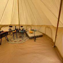 SXKON Spacious 20FT Beige Canvas Bell Tent thumbnail-3