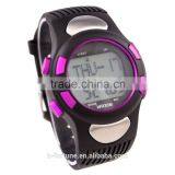 LP1365 Plastic Case LCD Stainless Steel Case Back Pedometer Crane Sports Heart Rate Monitor Sports Watch thumbnail-4