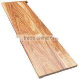 Prefinished Black Walnut Stair Treads Cover With Left Returns thumbnail-2