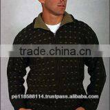 ALPACA WOOL ZIPPERED CARDIGAN