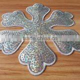 2015 New Arrive Heat Seal Snowflake Sequin Applique Patch --- S1433 thumbnail-3