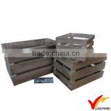 Primitive Farmhouse Antique French Wooden Crate Garden