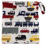 2016 AnAnBaby Best Printed Double Pocket Chevron Baby Diapers Wet Bags thumbnail-3
