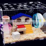 Fancy Acrylic Hamster Cage Cute Hamster House and Box Acrylic Pets Box and Carriers Quality Choice thumbnail-1
