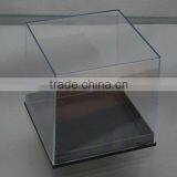 NEW ACRYLIC DISPLAY BOX Cabinet 80 x 80 x 78 mm BLACK BASE thumbnail-3