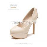 Bridal Jeweled Champagne Pearls Wedding Shoes thumbnail-2