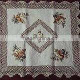 MZ Coral Table Cloth Fancy Wedding Table Cloth Overlay