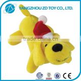 new style soft polyester cute santa claus cheap chirstmas dog toy