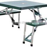 Green Plastic Camping/Picnic ABS/PP Linked Table&chairs thumbnail-1