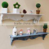 MHOME Shabby Chic Wooden Kitchen Hanging Rack With Hooks