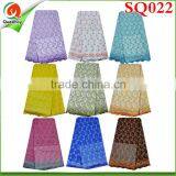 SQ022 Wholesale Swiss Voile Lace Fabric 2016 Newest Designs