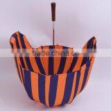 Wood Hadle Yellow/blue Big Hat Umbrella thumbnail-5