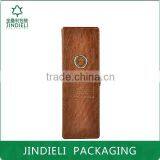 Leather Wine Carrier Packaging Box for Single Bottle