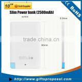 Hot Selling Credit Card Power Bank With Led Flashlight Custom Logo Factory Price for 2500mAh thumbnail-1