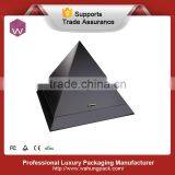 Black Large Empty Humidor Wood Cigar Box for Sale thumbnail-4