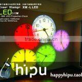 Needle Pointer LED Projection Wall Clock, Corporate Gift Clock