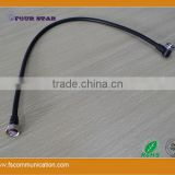 1/2'' superflexible cable assembly with 7/16 plug to 7/16 plug right angle connector