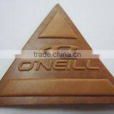 Embossed LOGO Faux Leather Labels