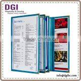 Leather 2 Views Pocket Menu Cover, Cheap Fob Price Include Pocket Menu Cover thumbnail-1
