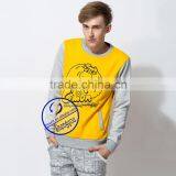 Wholesale Custom 100 Polyester Mens Pullover Sweatshirt With Pocket thumbnail-5