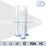 HDMED PLASTIC GRADUATED CYLINDERS HEX BOTTOM