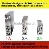 Bar Equipment Stainless Steel 4 Heads Cup Holder Coffee Cup Dispenser thumbnail-3