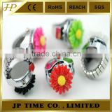 JP TIME Sunflower ring watch wholesale metal digital finger watch