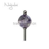 For Wholesale Magic Kimono Natural Stone Sculpture Japanese Metal Hair Stick thumbnail-2