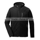Hot!!! Breathable Black Laser Welding Mens Softshell Jacket