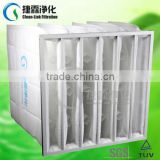 Clean-Link Synthetic fiber pocket filter with color white (manufacturer),aluminium filter