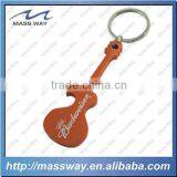 Custom Original Color Aluminum Guitar Shape Bottle Opener Keyring