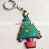 Custom Design Fashion Rubber Key Chain Ring