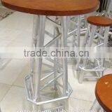 Heavy-duty Bar Counter and Bar Chair Sets With Aluminum Frame