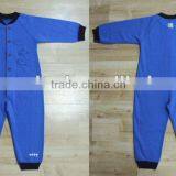 100% Wool Terry Coverall; 100% Babies Long Sleeve Romper
