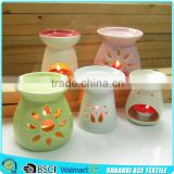 Multi colors multi-functional Ceramic Aroma Burner with elegant glazed designs